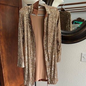 Sequin Gold Dress